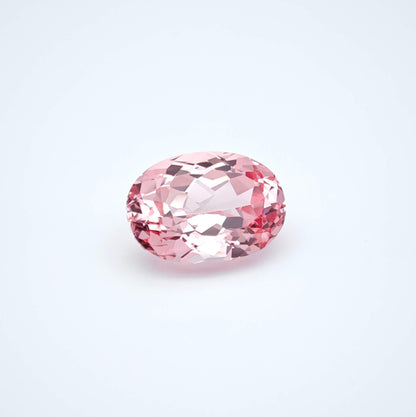 Lab grown Pink Sapphire Oval Cut Sakura Light Pink Color 8.8ct
