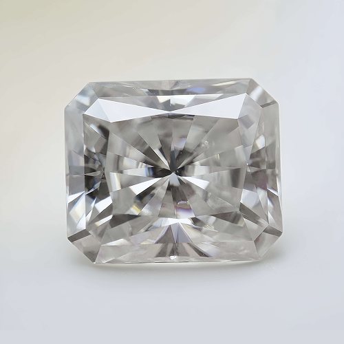 White D Color Moissanite Stone with AGL Certificate Radiant Cut